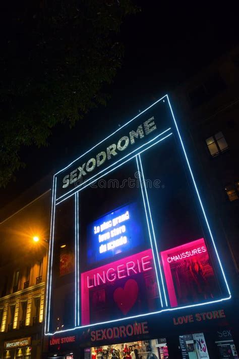 Sex Shops At Pigalle District In Paris France Editorial Photo Image Of City France