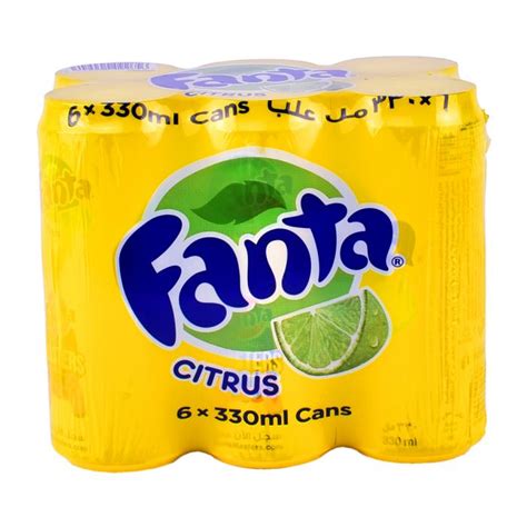 Fanta Citrus Can 6x330ml