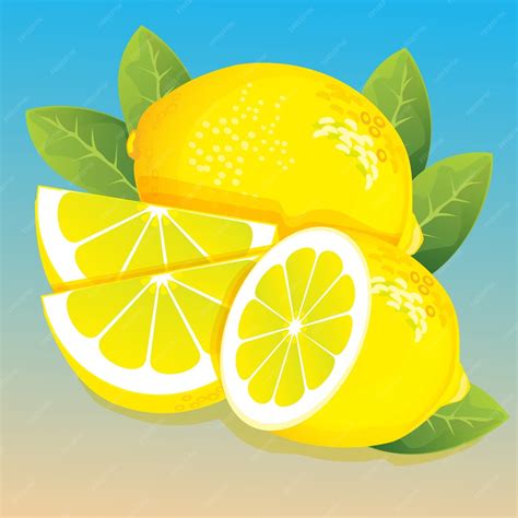 Premium Vector Lemon Vector Illustration