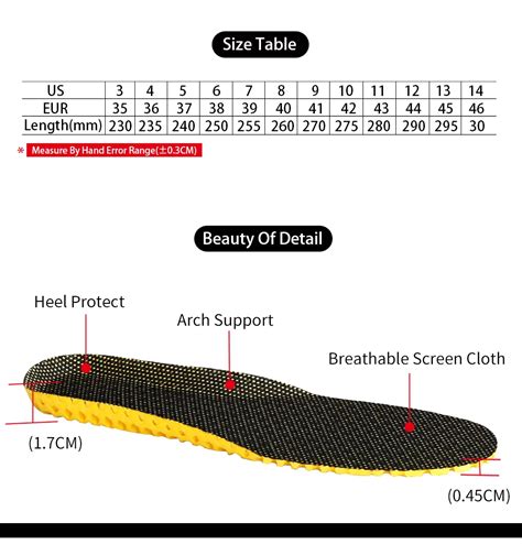 3ANGNI 3 парные стельки подошва ортопедический пенный наполнитель с ...