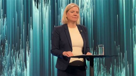 Dimite La Primera Ministra De Suecia Magdalena Andersson