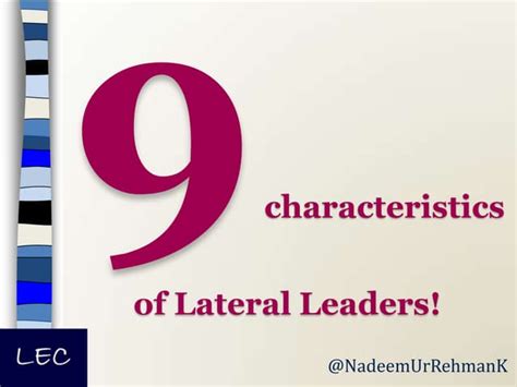 Lateral Leadership Ppt