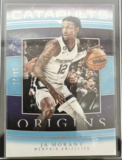 Ja Morant Panini Origins Catapultes Turquoise Grizzlis