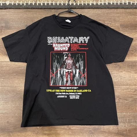 Haunted Mound Sematary Haunted Mound First Show Shirt Grailed