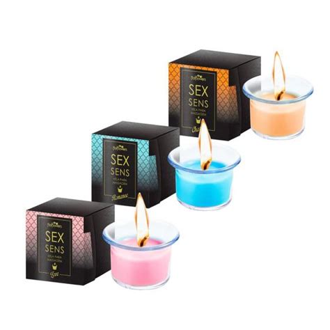 Vela Aromatizada Sexy Sens Love Óleo de Massagem HOT FLOWERS Cosméticos para Massagem