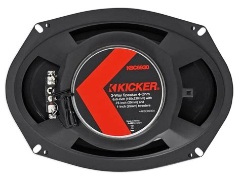 Kicker 3 Way Component Speakers