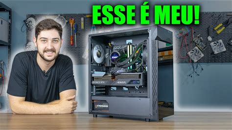 Meu Novo Pc Gamer Passei Trabalho Pra Montar Youtube