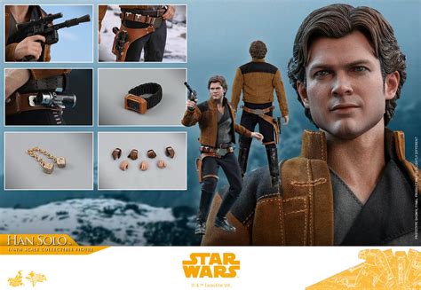 Hot Toys MMS491 星際大戰外傳韓索羅韓索羅 Han Solo 1 6 比例人偶作品