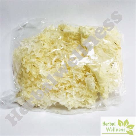 Jual Jamur Putih 40gr Dried Snow White Fungus Jamur Kuping Putih Bai