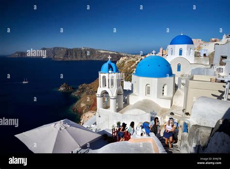 Greece Cyclades Santorini Island Thera Thira Greek Orthodox