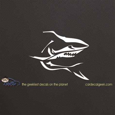 Menacing Shark Car Window Decal Sticker | Wildlife Decals