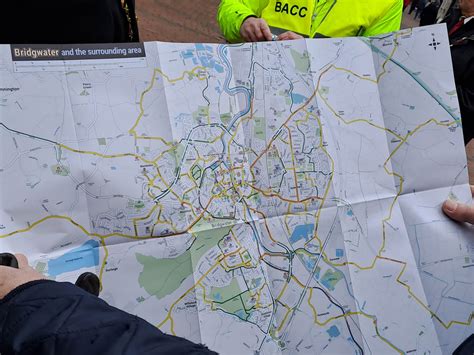 bridgwater town guide cycling themed map bridgwater westover web