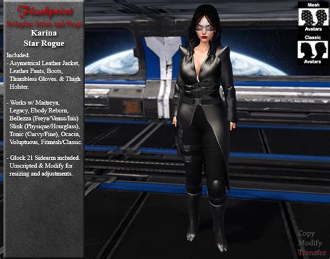 Second Life Marketplace - Karina Star Rogue - Black