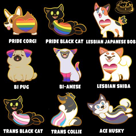 Pride Pets Enamel Pin Gay Breakfast Online Store Powered By Storenvy