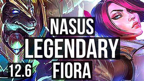 Nasus Vs Fiora Top 12 2 7 1 1m Mastery Legendary Br Diamond