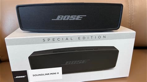 Bose Soundlink Mini 2 Special Edition Unboxing And Setup Lux Tech Bose Youtube