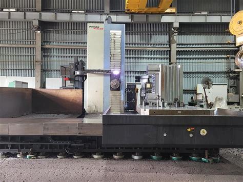 Used Doosan Dbc 130 Lii Cnc Table Type Horizontal Boring Machine Fo