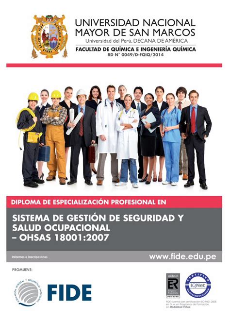 PDF SISTEMA DE GESTIÓN DE SEGURIDAD Y SALUD OCUPACIONAL normas