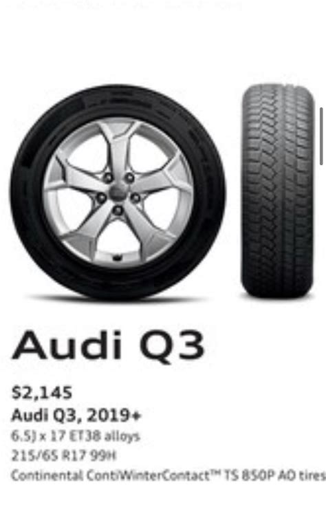 2020 Q3 20 Snow Tire Recommendations AudiWorld Forums