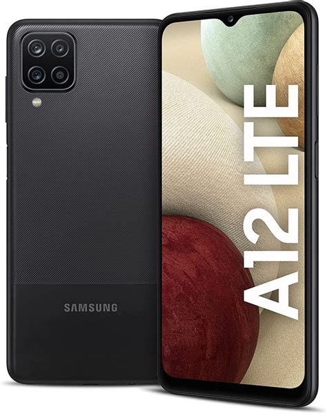 Samsung Galaxy A12 Dual Sim Mobile 65 Inch 64 Gb 4 Gb Ram 4g Lte Black