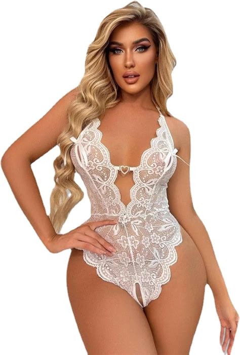 Bawho Sexy Lingerie For Women Naughty Deep V Open Maid Outfit Erotic Lingerie Sexy One Piece