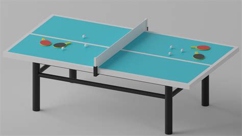 Table Tennis Ping Pong 3d Model Turbosquid 1729906
