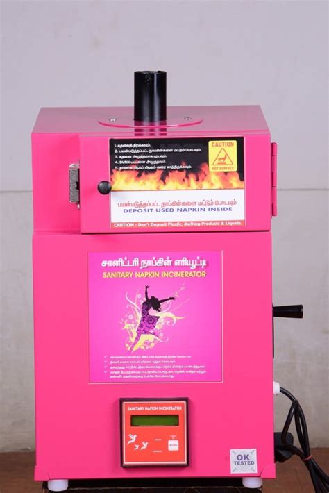 Electrical Auto Cutoff Sanitary Napkin Disposal Machine Solid Waste