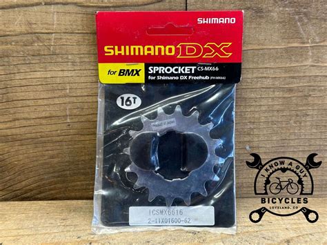 Shimano Dx 16t Sprocket Cs Mx66 I Know A Guy Bicycles