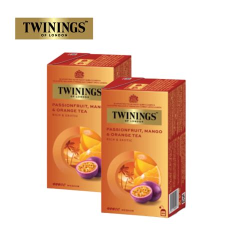 Bundle Of 2 Twinings Passion Fruit Mango Orange 25s X 2g X2