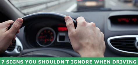 7 Signs You Shouldn't Ignore When Driving - Car Buyer Adelaide Blog