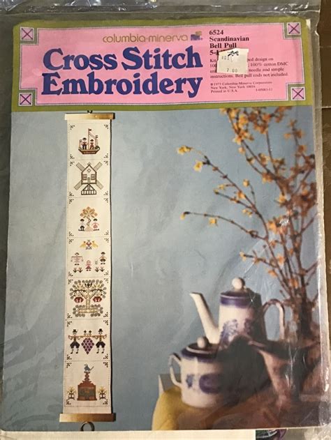 Columbia Minerva Cross Stitch Embroidery Kit Sealed Scandinavian