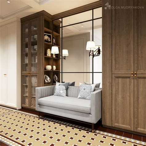 Диван в коридоре | Интерьер прихожей, Диван в прихожей, Закрытые двери