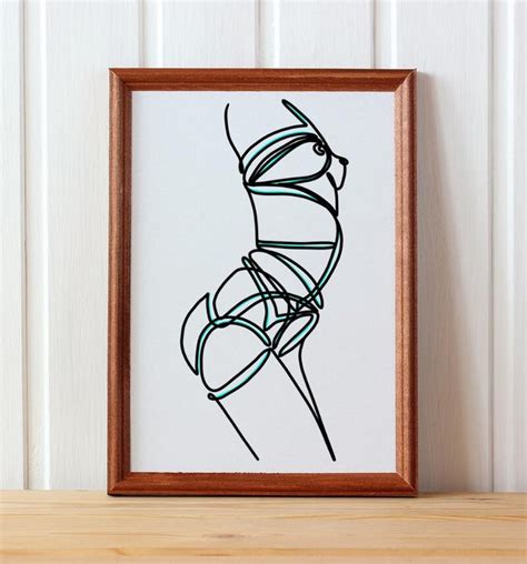 Erotic Digital Art Bondage Artwork Line Drawing Rope Bondage Drawing Sexy Line Art Sex Room