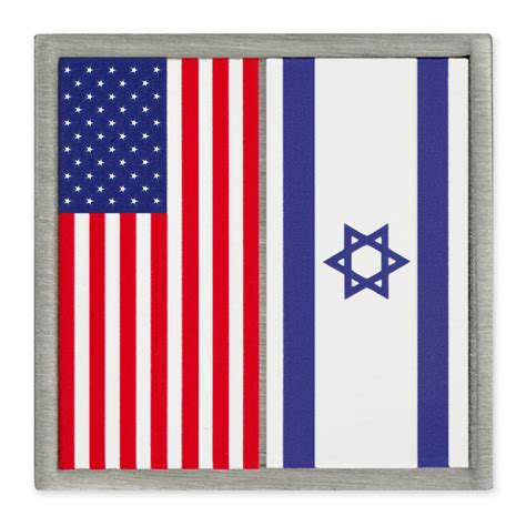 Usa And Israel Flag Pin Made In The Usa Pinmart