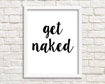 Get Naked Quote Etsy