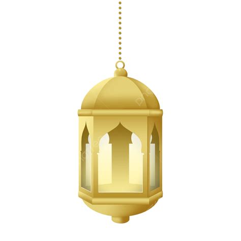 Golden Islamic Lantern Lantern Islamic Lantern Islamic PNG