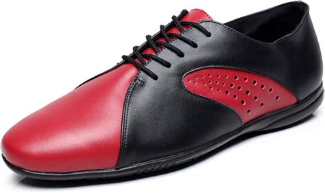 Amazon Hipposeus Men S Ballroom Dance Shoes Red Latin Tango