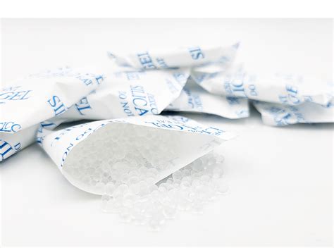 1g, 2g, 5g Tyvek Silica Gel Desiccant - Pharmpak