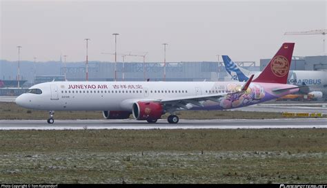 D Azah Juneyao Airlines Airbus A321 271nx Photo By Tom Kunzendorf Id