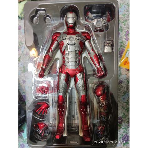 HOT TOYS hottoys 鋼鐵人馬克5 MK5 非合金版 蝦皮購物
