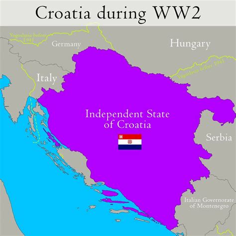 Croatia In World War 2 During World War Ii Maps On The Web