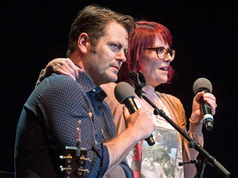 Nick Offerman and Megan Mullallys Relationship Timeline