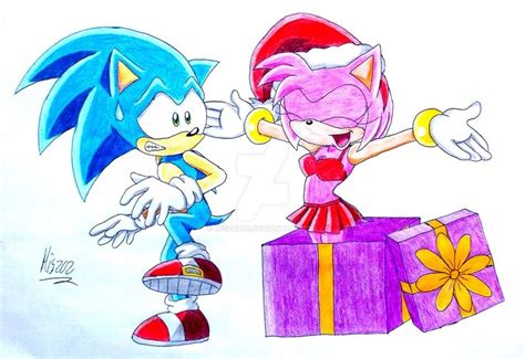 Sonic and Amy - surprise by Miszcz90 | Sonic and amy, Zelda characters ...
