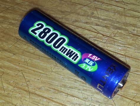 Teardown of Kentli PH5 1.5 V Li-Ion AA battery | Rip It Apart – Jason's ...