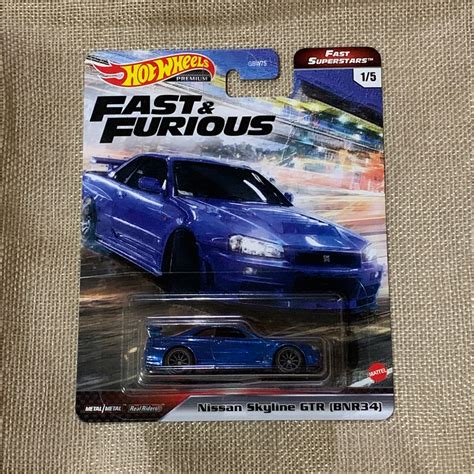 Hot Wheels Fast Furious Nissan Skyline GTR BNR Hobbies Toys Toys Games On Carousell
