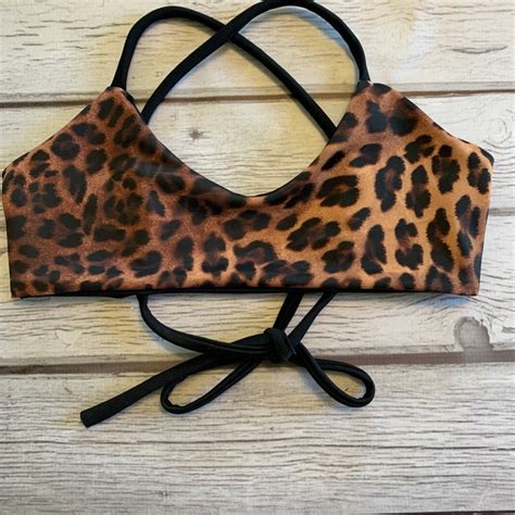 Cross Strap Bikini Etsy