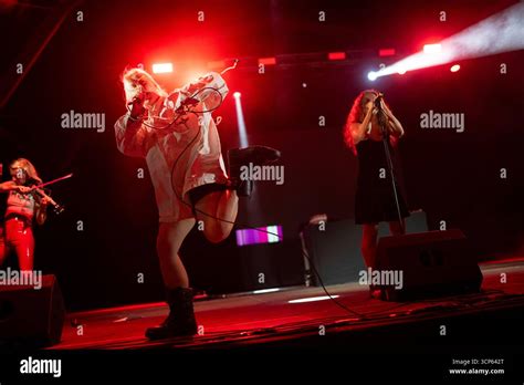 Russian Collective Pussy Riot Takes To Placa Catalunya In Barcelona