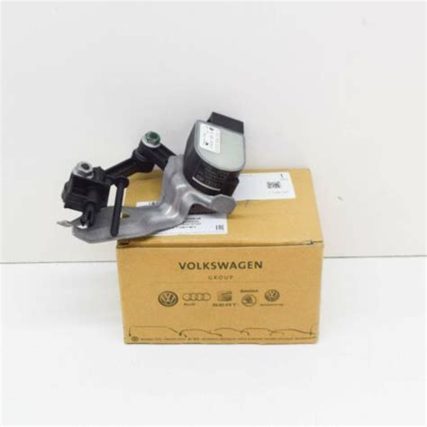 OEM AUDI Q7 4L FRONT LEFT LEVEL SENSOR WITH POLES 7L0616213D GENUINE 07 ...