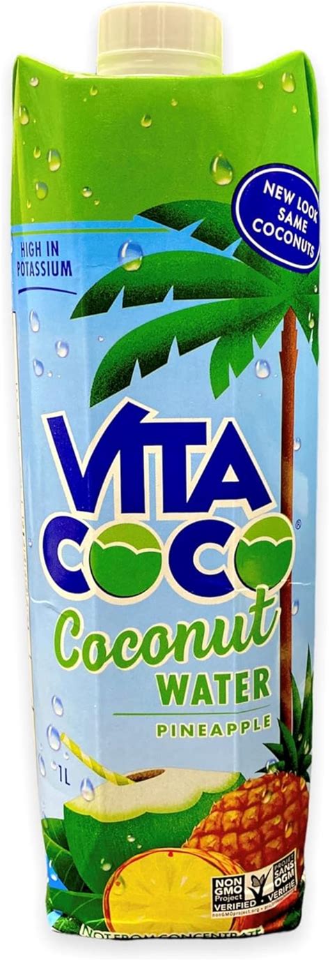 Vita Coco Coconut Water Pineapple 33 8 Ounce Pack Of 12 Amazon Ca Grocery And Gourmet Food