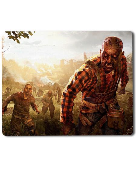 Геймерский коврик для мыши Dying Light (даинг лайт, зомби, монстры ...